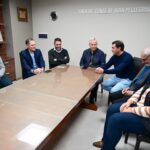 El ministro Gill se reunió con intendentes y cooperativistasvisitó del departamento Juárez Celman