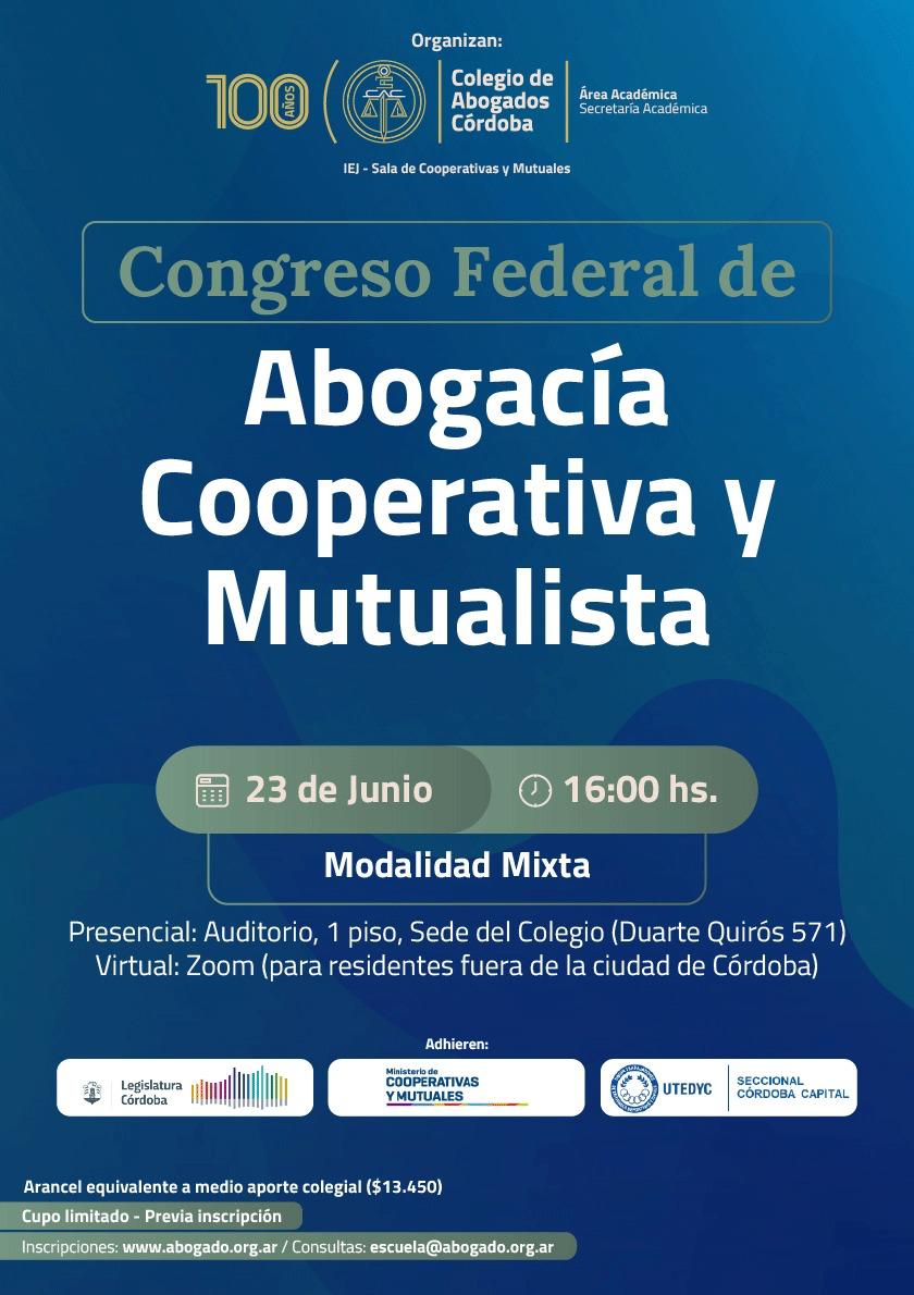 Congreso Federal de Abogacía Cooperativa y Mutualista